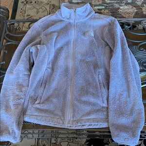 Light gray North Face fleece Osito jacket